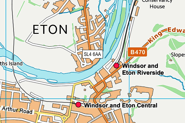 Map of ETON COMMUNITY CIC at district scale