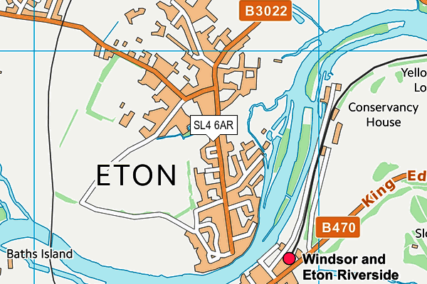 Map of ETON STATIONERS LTD at district scale