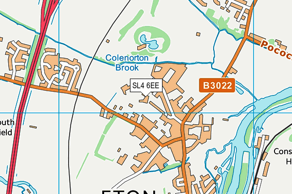 SL4 6EE map - OS VectorMap District (Ordnance Survey)