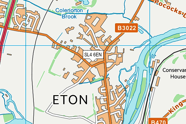 SL4 6EN map - OS VectorMap District (Ordnance Survey)