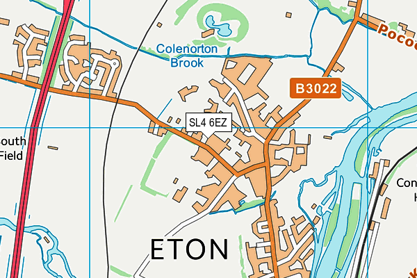 SL4 6EZ map - OS VectorMap District (Ordnance Survey)