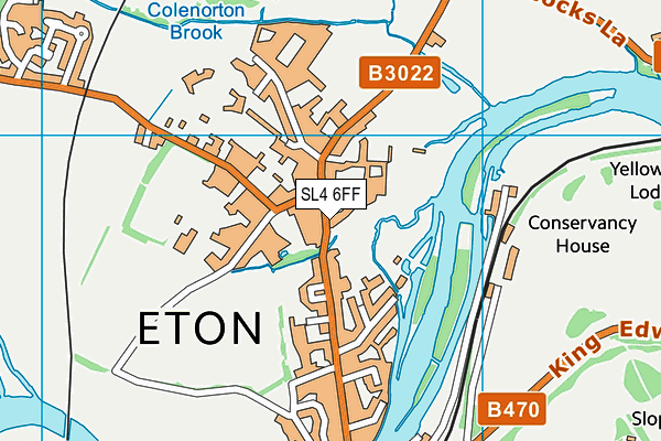 SL4 6FF map - OS VectorMap District (Ordnance Survey)