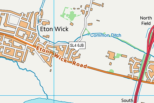 Eton Wick CofE First School map (SL4 6JB) - OS VectorMap District (Ordnance Survey)