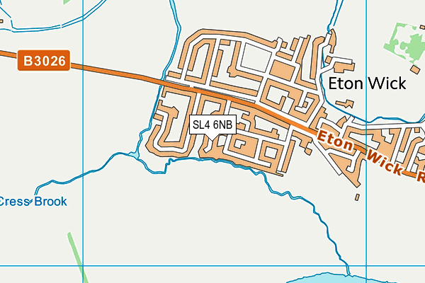 SL4 6NB map - OS VectorMap District (Ordnance Survey)