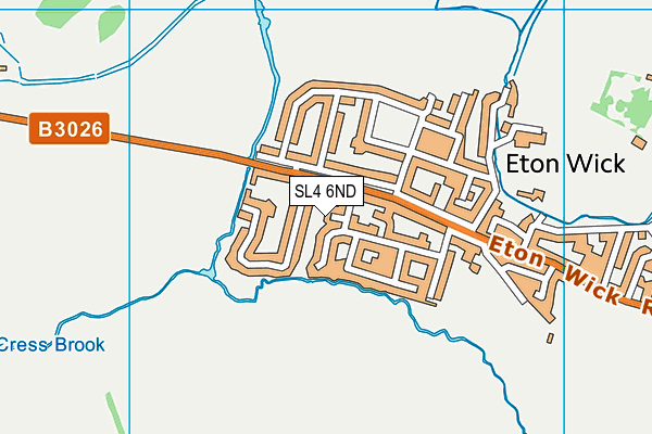 SL4 6ND map - OS VectorMap District (Ordnance Survey)