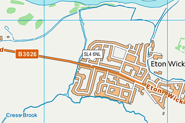 SL4 6NL map - OS VectorMap District (Ordnance Survey)