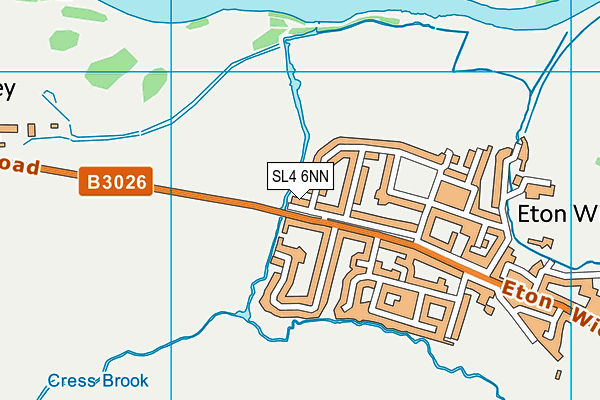 SL4 6NN map - OS VectorMap District (Ordnance Survey)