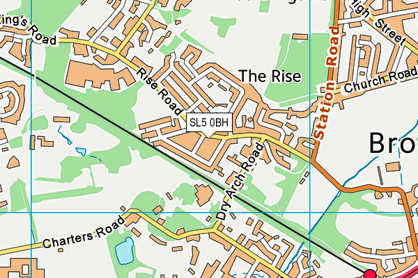 Map of RECTORY LANE NURSERY LIMITED at district scale