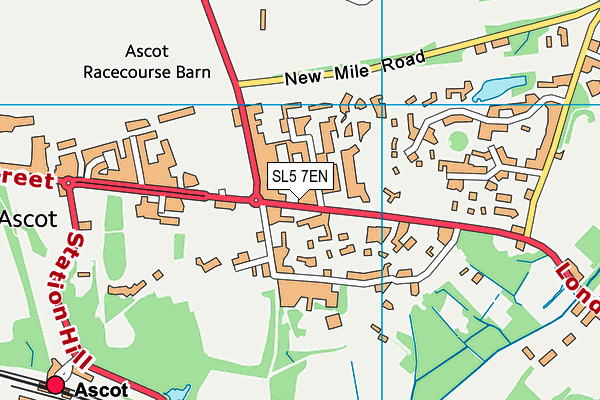 SL5 7EN map - OS VectorMap District (Ordnance Survey)
