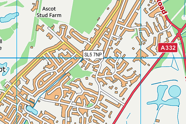 SL5 7NP map - OS VectorMap District (Ordnance Survey)
