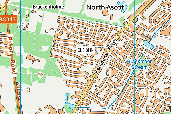 Map of ASCOT WINES UK LTD at district scale