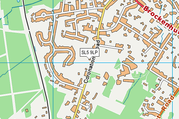 SL5 9LP map - OS VectorMap District (Ordnance Survey)