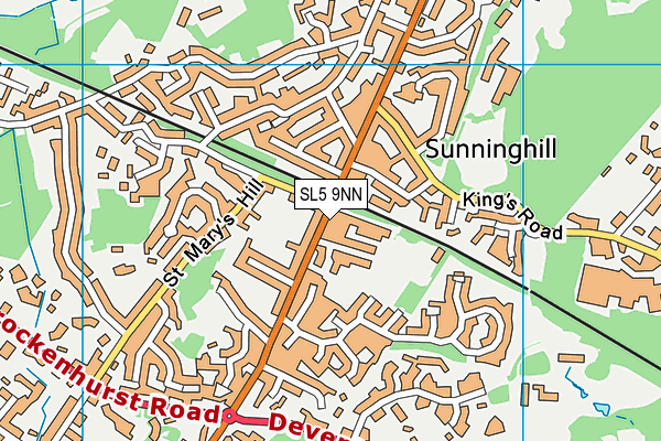 Map of SUNNINGHILL FOOD LIMITED at district scale