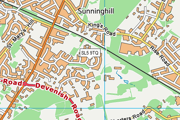 Map of YOUR TUBE LINE LTD at district scale