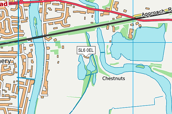 SL6 0EL map - OS VectorMap District (Ordnance Survey)