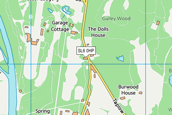 SL6 0HP map - OS VectorMap District (Ordnance Survey)