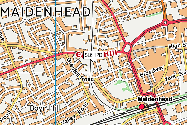 Highfield Preparatory School Limited map (SL6 1PD) - OS VectorMap District (Ordnance Survey)