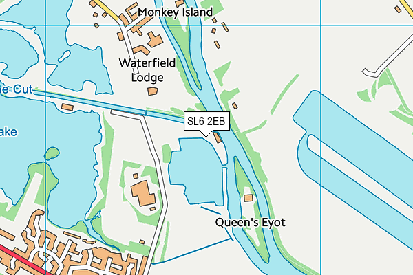 SL6 2EB map - OS VectorMap District (Ordnance Survey)