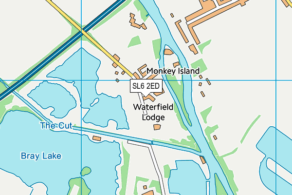 SL6 2ED map - OS VectorMap District (Ordnance Survey)