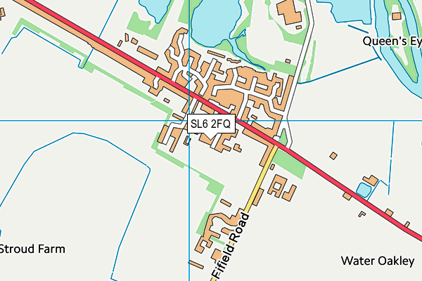 SL6 2FQ map - OS VectorMap District (Ordnance Survey)