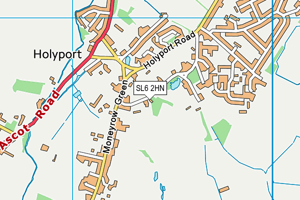 SL6 2HN map - OS VectorMap District (Ordnance Survey)