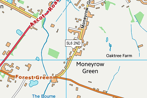 Map of HAWKSBY LTD at district scale