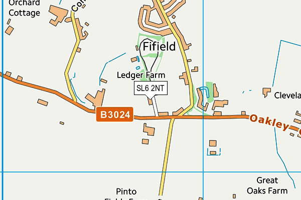 SL6 2NT map - OS VectorMap District (Ordnance Survey)