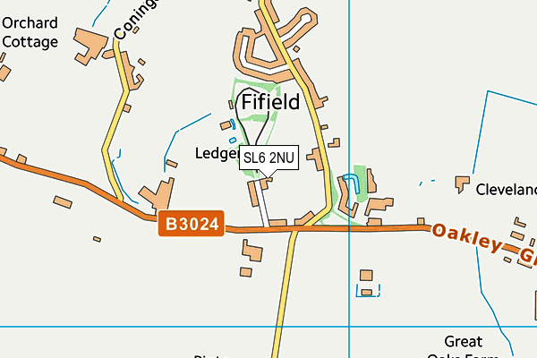 SL6 2NU map - OS VectorMap District (Ordnance Survey)