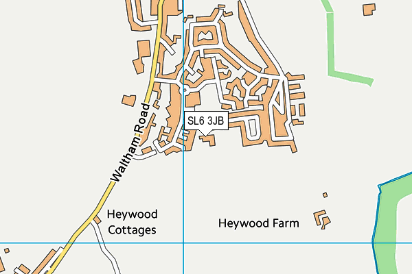 Woodlands Park Primary School map (SL6 3JB) - OS VectorMap District (Ordnance Survey)