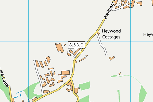 SL6 3JQ map - OS VectorMap District (Ordnance Survey)
