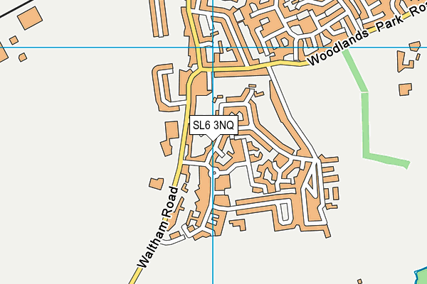SL6 3NQ map - OS VectorMap District (Ordnance Survey)