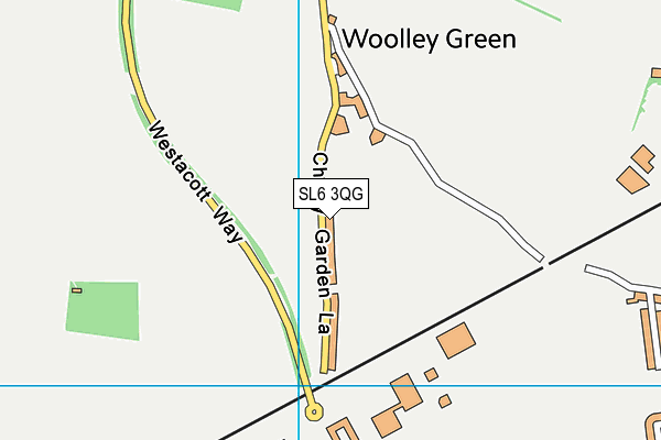 SL6 3QG map - OS VectorMap District (Ordnance Survey)