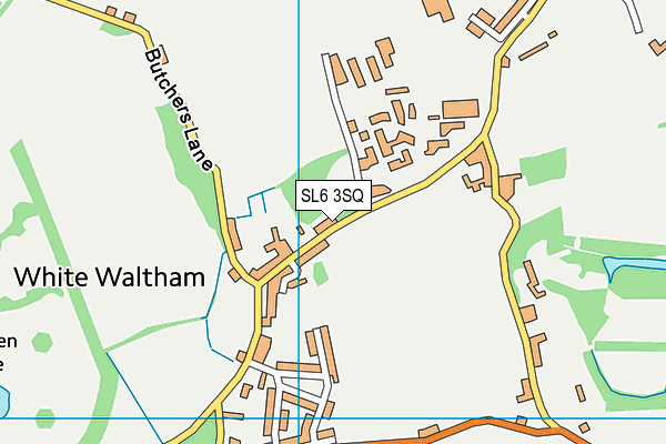 SL6 3SQ map - OS VectorMap District (Ordnance Survey)