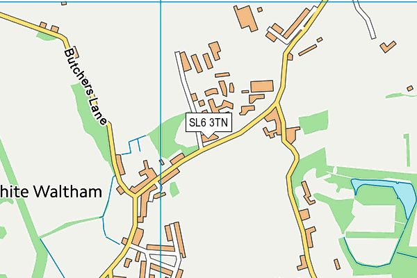SL6 3TN map - OS VectorMap District (Ordnance Survey)