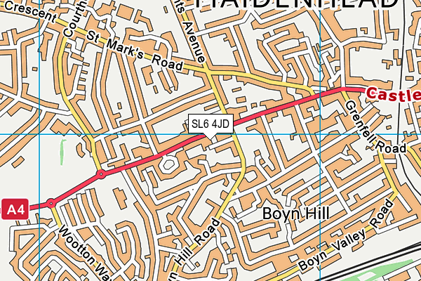 Map of BOYN HILL CLOSE MANAGEMENT COMPANY LIMITED at district scale