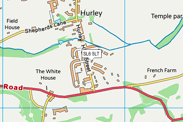 SL6 5LT map - OS VectorMap District (Ordnance Survey)