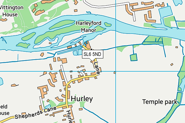 Map of HURLEYFORD FARM LIMITED at district scale