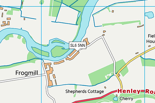 SL6 5NN map - OS VectorMap District (Ordnance Survey)