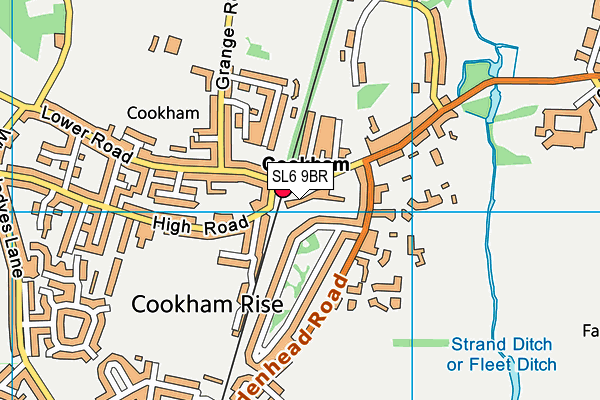 Map of COOKHAM NAILS BAR LIMITED at district scale