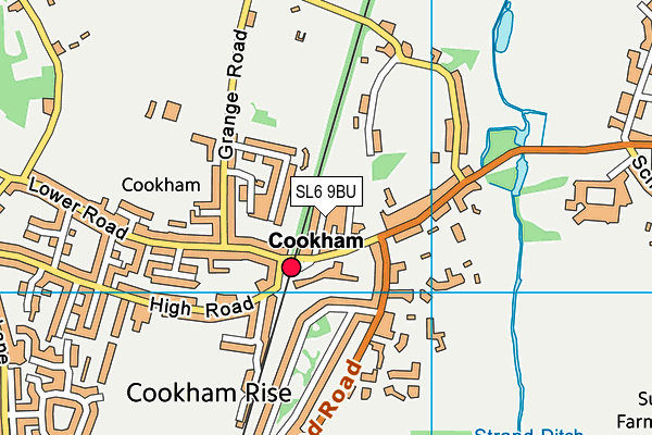 Map of ASHRIDGE COMMUNICATIONS LIMITED at district scale