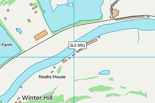 SL6 9RQ map - OS VectorMap District (Ordnance Survey)