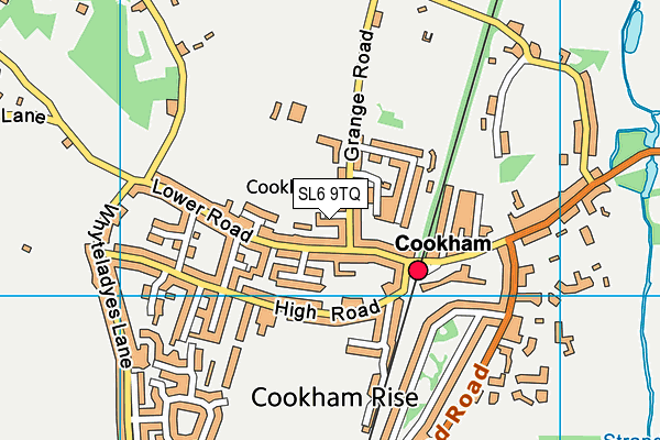 Map of GRANGE FARM MEADOW COOKHAM LIMITED at district scale
