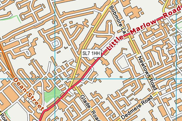 SL7 1HH map - OS VectorMap District (Ordnance Survey)