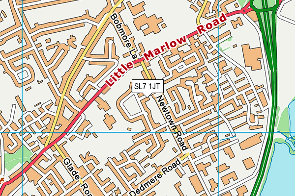 SL7 1JT map - OS VectorMap District (Ordnance Survey)