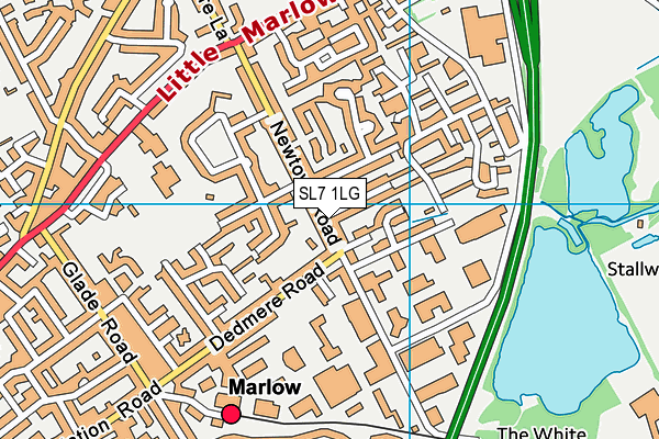 SL7 1LG map - OS VectorMap District (Ordnance Survey)