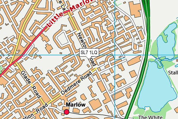 SL7 1LQ map - OS VectorMap District (Ordnance Survey)