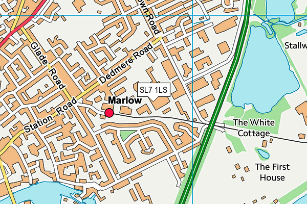 SL7 1LS map - OS VectorMap District (Ordnance Survey)