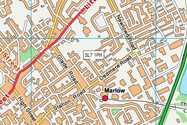 SL7 1PH map - OS VectorMap District (Ordnance Survey)