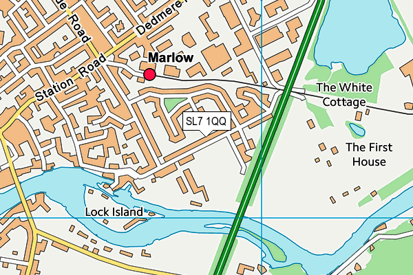 SL7 1QQ map - OS VectorMap District (Ordnance Survey)