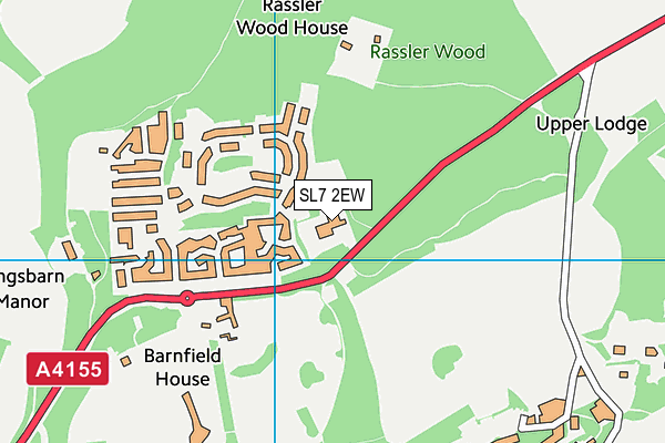 Danesfield School map (SL7 2EW) - OS VectorMap District (Ordnance Survey)